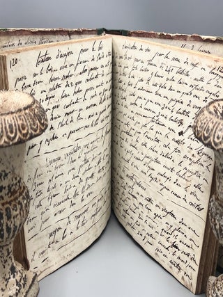 [FRENCH] [CULINARY MANUSCRIPT] [REMEDIES] Recettes Diverses; French Handwritten "Various Recipes" Commonplace Book