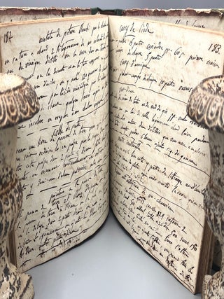 [FRENCH] [CULINARY MANUSCRIPT] [REMEDIES] Recettes Diverses; French Handwritten "Various Recipes" Commonplace Book