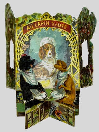 POP-UP] [DIE CUT] AU BON MARCH&Eacute; - Maison A. BOUCICAUT; MAGASINS DE NOUVEAUT&Eacute;S