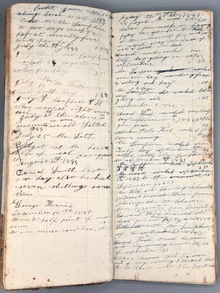 [ACCOUNT BOOK] [LEDGER] New Hampshire family farm