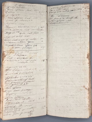 [ACCOUNT BOOK] [LEDGER] New Hampshire family farm
