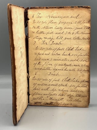 [ACCOUNT BOOK] [DIARY] [TEXTILES] [LEGAL] Abner Dwelle III's Handwritten Account Book