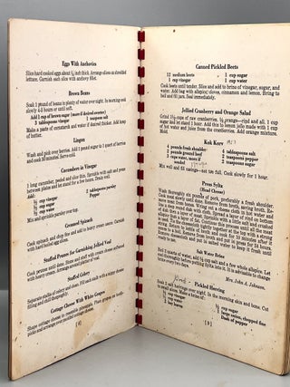 [COMMUNITY COOKBOOK] Cook Book of Favorite Recipes; First Lutheran Church