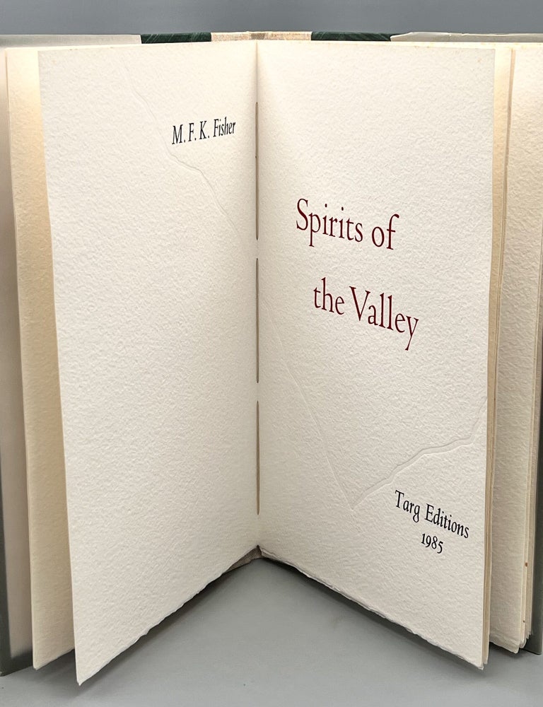 Item #5176 Spirits of the Valley. M. F K. Fisher.