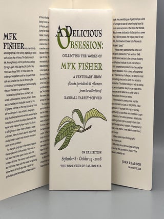 [BROADSIDE] Autobiography & Biography: CHANNELING MFK FISHER; A Delicious Obsession
